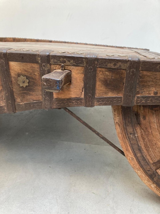 Image 1 of Antieke ossenkar Salontafel