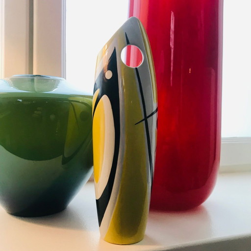 Vintage Vase - "Wasp" - János Török - Zsolnay - 1950