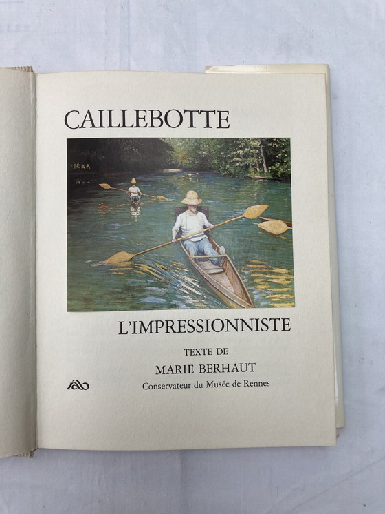Image 1 of Gustave Caillebotte 2 Alte Bücher 1988 und 1968, Schweizer Ausgabe