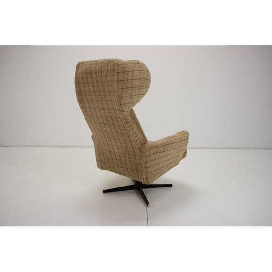 Image 1 of Drehbarer Vintage-Sessel, Tschechoslowakei 1970er Jahre