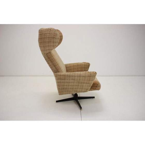 Image 1 of Drehbarer Vintage-Sessel, Tschechoslowakei 1970er Jahre