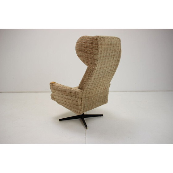 Image 1 of Drehbarer Vintage-Sessel, Tschechoslowakei 1970er Jahre