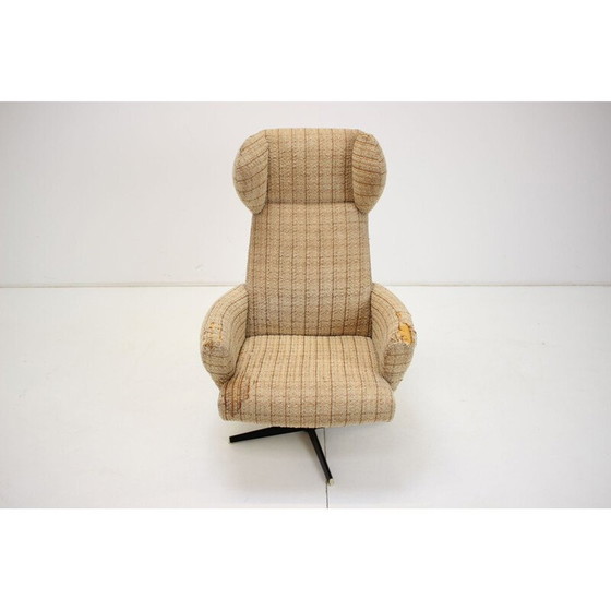 Image 1 of Drehbarer Vintage-Sessel, Tschechoslowakei 1970er Jahre