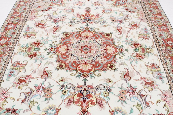 Image 1 of Original Handgeknüpfter Perserteppich Tabriz 304 X 201 Cm Neu , Unbenutzt
