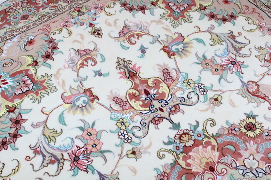 Image 1 of Original Handgeknüpfter Perserteppich Tabriz 304 X 201 Cm Neu , Unbenutzt
