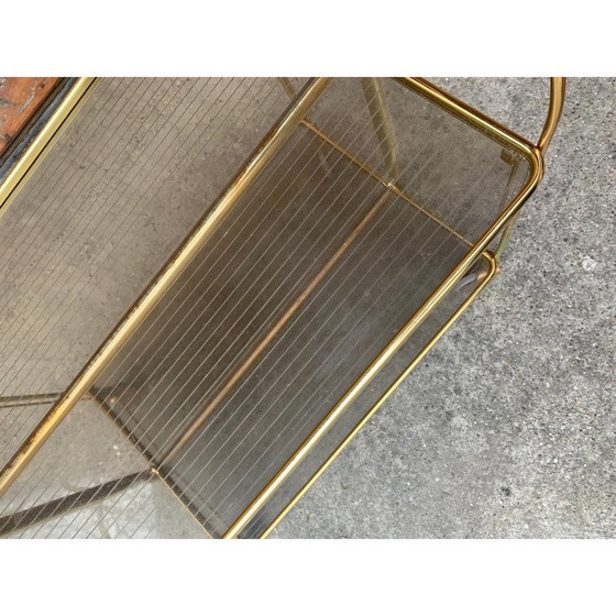 Image 1 of Vintage Klappwagen aus Goldmessing und Kunststoff