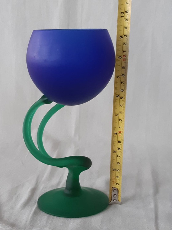 Image 1 of Józefina Kunstglas Kelch und Schale