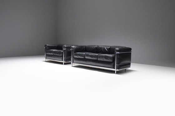 Image 1 of LC 2 Satz 1978 - Le Corbusier, Pierre Jeanneret & Charlotte Perriand - Cassina
