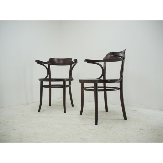 Image 1 of Paar Vintage-Esszimmerstühle von Thonet, 1920er Jahre