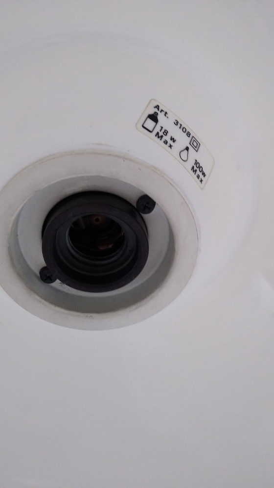 Image 1 of IGuzzini Design A. Pozzi, Große seltene Hängelampe