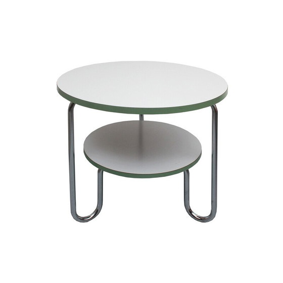 Image 1 of Vintage Couchtisch Art Deco in Chrom und Formica, 1930er Jahre