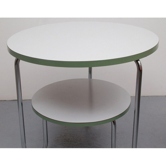 Image 1 of Vintage Couchtisch Art Deco in Chrom und Formica, 1930er Jahre