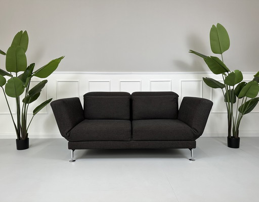 Brühl Moule Designer Sofa Stoff Couch Relaxfunktion