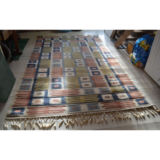 Image 1 of Alter Wollteppich von Märta Måås Fjetterström, 1941