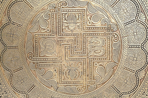 Image 1 of Plantagenhalter im Art Déco-Stil. Asien, 1930