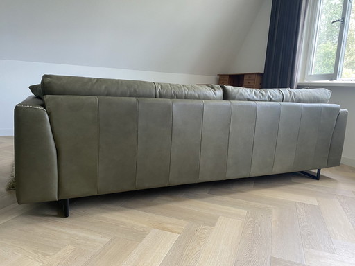 Kruit & Kramer House Of Dutchz Leder 4-Sitzer Sofa + Hocker