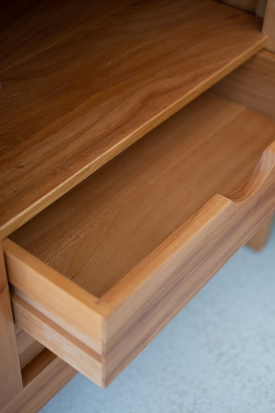 Image 1 of Sideboard aus massiver, heller Ulme von Roland Haeusler für Maison Regain