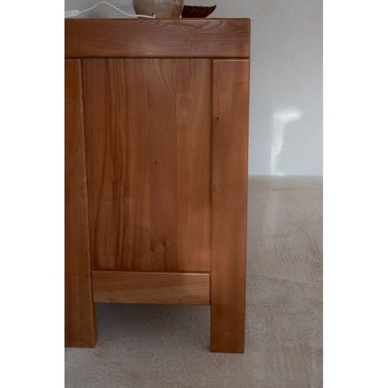 Image 1 of Sideboard aus massiver, heller Ulme von Roland Haeusler für Maison Regain