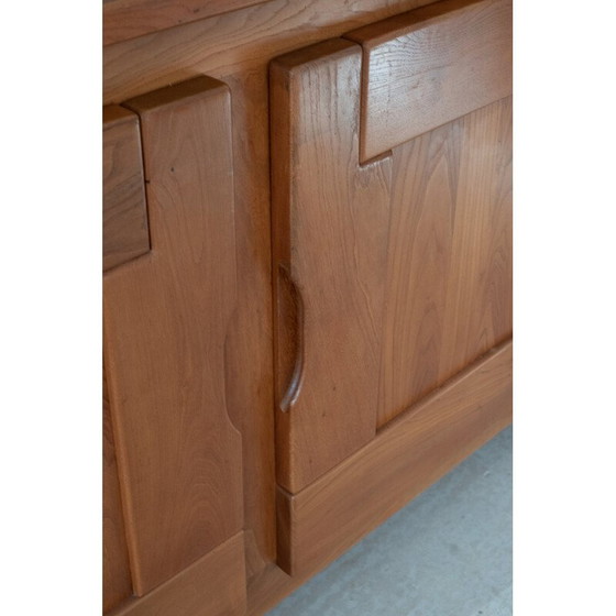 Image 1 of Sideboard aus massiver, heller Ulme von Roland Haeusler für Maison Regain