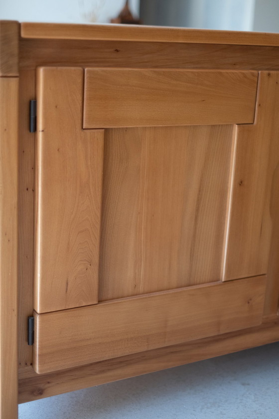 Image 1 of Sideboard aus massiver, heller Ulme von Roland Haeusler für Maison Regain