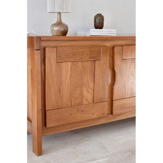 Image 1 of Sideboard aus massiver, heller Ulme von Roland Haeusler für Maison Regain