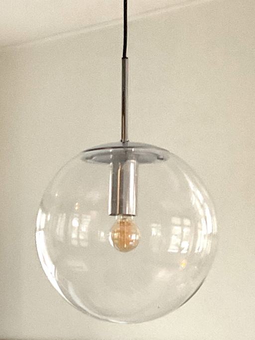 Glashütte Limburg - Hängeleuchte - Ø35Cm - 1960er Jahre - Typ: P196 4103 - Deutschland