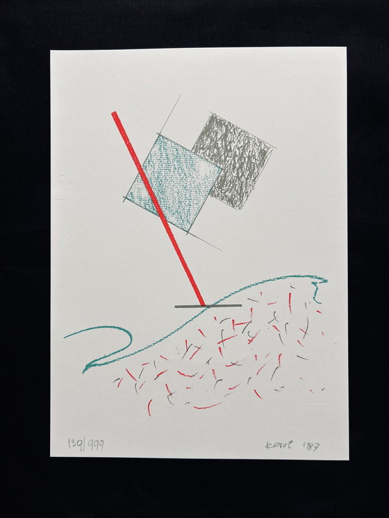 Image 1 of Siebdruck Hannes Postma - Weihnachten