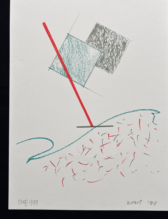 Image 1 of Siebdruck Hannes Postma - Weihnachten