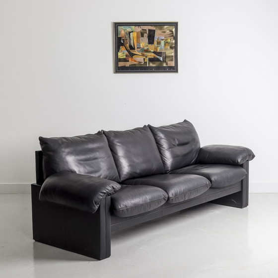 Image 1 of Leder Sede Sofa Set Ds-73 B