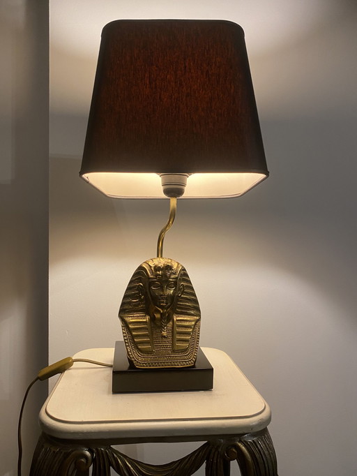 Vintage Tischlampe Deknudt Regency