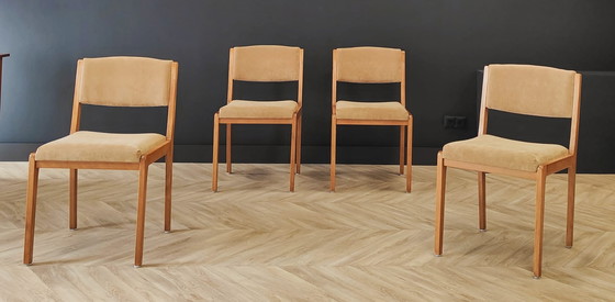 Image 1 of 4x Mid Century Esstisch Stuhl