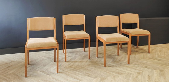 Image 1 of 4x Mid Century Esstisch Stuhl