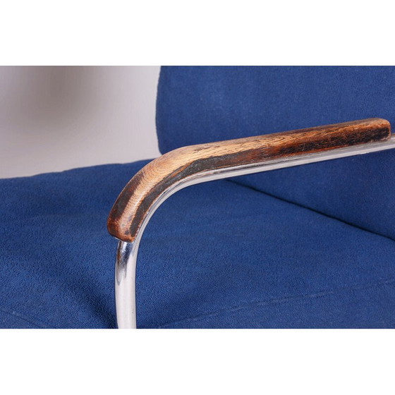 Image 1 of Paar alte Bauhaus-Sessel aus Chromstahl, Schweiz 1930