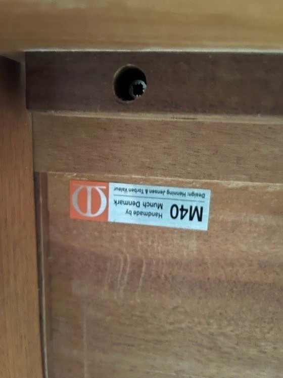 Image 1 of Munch M40 Tische aus Eichenholz/Furnier von Henning Jensen und Torben Valeur