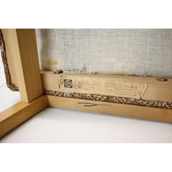Image 1 of Mid Century Holzhocker, 1966er