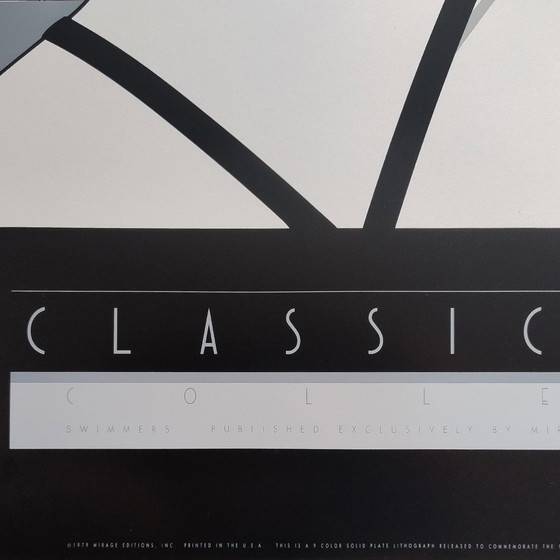 Image 1 of 1970S Original Patrick Nagel "Schwimmer" Lithographie