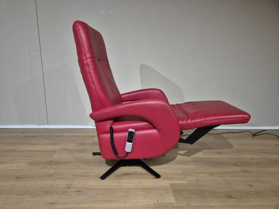 Image 1 of Polsteria Stehstuhl - Rot - Leder - Design - Elektrisch