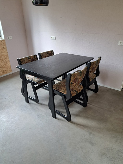 Vintage Spage Age Esszimmer Set