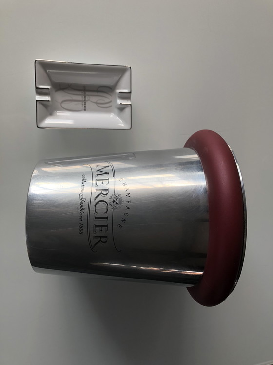 Image 1 of Vintage Franse Aluminium Champagner Ijsemmer - Champagne Mercier