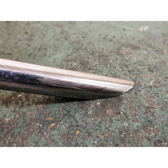 Image 1 of Vintage Beistelltische rund mit Holzplatte