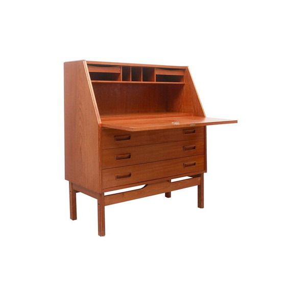 Image 1 of Vintage Sekretär aus Teakholz von Dyrlund, Dänemark 1960
