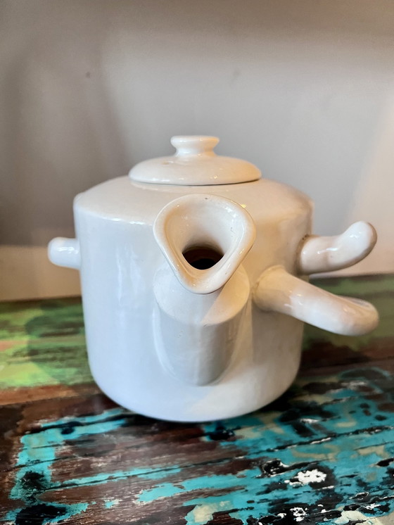 Image 1 of Alte dänische Keramik-Teekanne von Pollas Design
