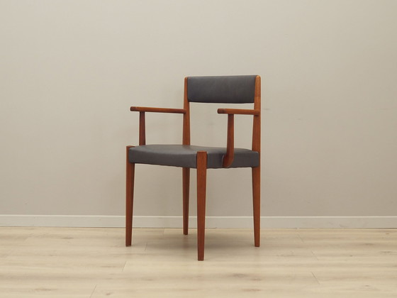 Image 1 of Teakholzstuhl, Dänisches Design, 1970er Jahre, Produktion: Dänemark