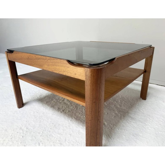 Image 1 of Vintage Couchtisch aus massivem Teakholz von Myer, 1960