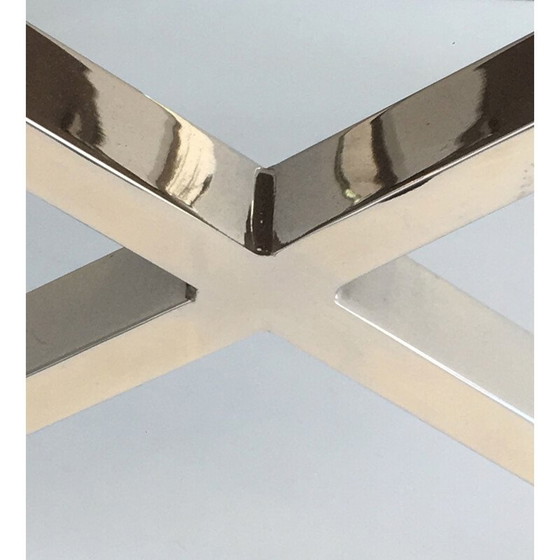 Image 1 of Vintage Hocker in Chrom 1970