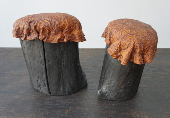 Image 1 of 4x Atelier Livd Baumstammhocker