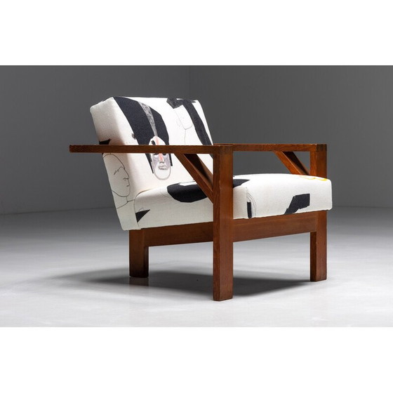 Image 1 of Modernistischer Stoffsessel von Pierre Frey, 1960