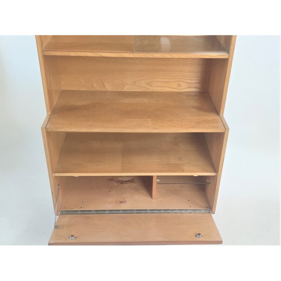 Image 1 of Mid-Century Bücherregal aus Eschenholz und Nussbaum von Up Závody, Tschechoslowakei 1960er Jahre