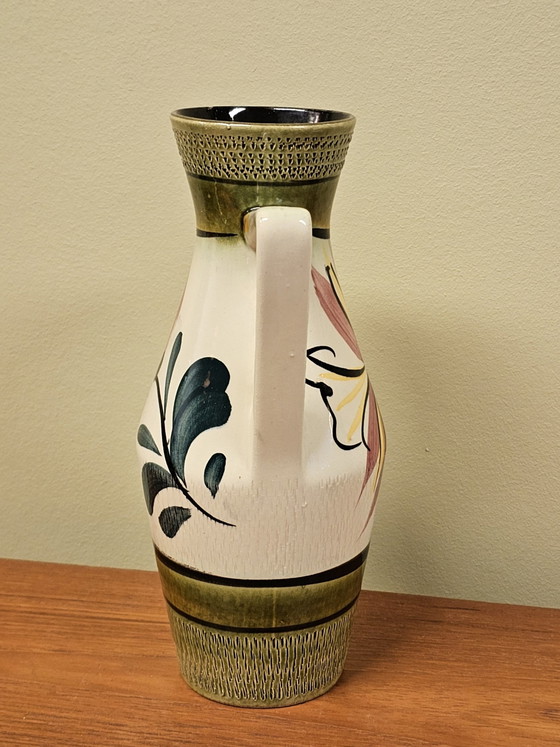 Image 1 of Vintage West Deutschland Ohr Vase Ohr Vase