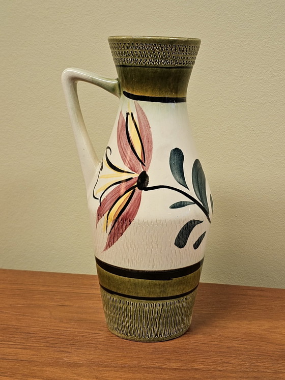 Image 1 of Vintage West Deutschland Ohr Vase Ohr Vase